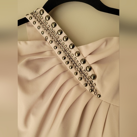 Taupe Cocktail Dress - Picture 6 of 8